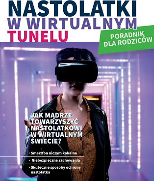 Nastolatki w wirtualnym tunelu - okładka broszury