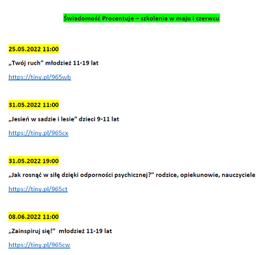 Harnomogram w pomniejszeniu