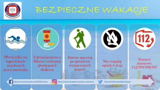 Bezpieczne wakacje - wskazówki