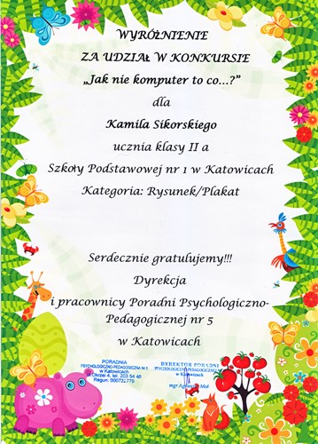laureaci konkursu "Jak nie komputer to..."