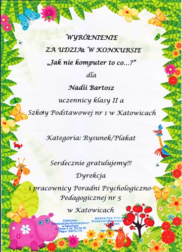 laureaci konkursu "Jak nie komputer to..."