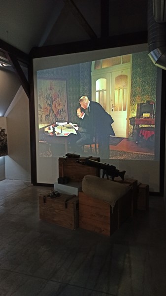 Grupa wiodąca w Muzeum Powstań Śląskich w Świętochłowicach