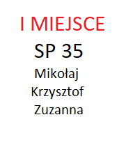 I miejsce - SP35