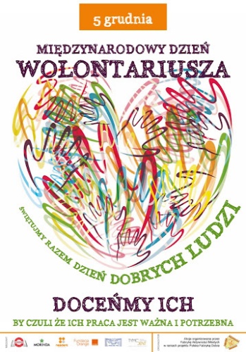 Plakat Międzynarodowego Dnia Wolontariusza