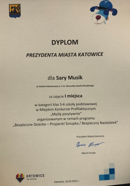 Dyplom Sary