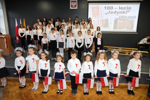 Zdjęcie z obchodów Jubileuszu 100-lecia Jedynki