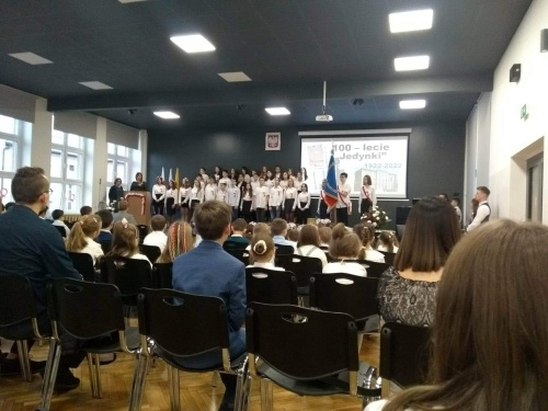 Zdjęcie z obchodów Jubileuszu 100-lecia Jedynki