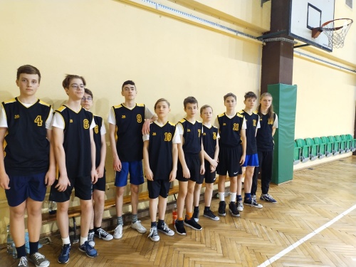 Uczniowie podczas zawodów