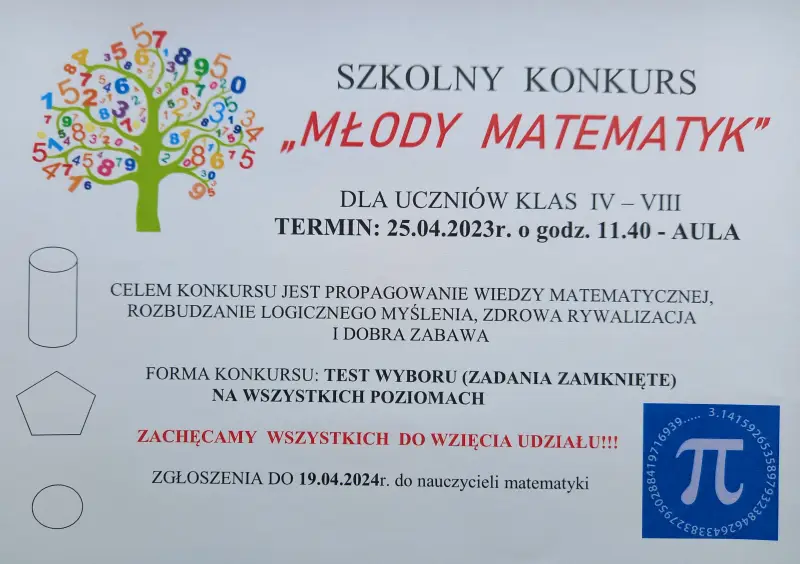 Plakat konkursowy