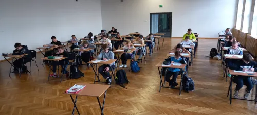 Zdjęcie z przebiegu konkusu matematycznego