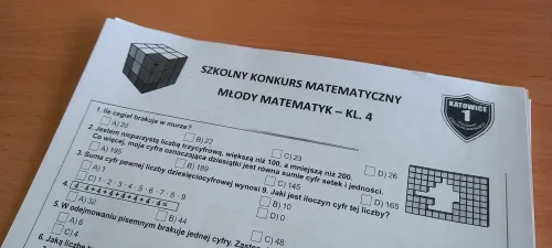 Zdjęcie z przebiegu konkusu matematycznego