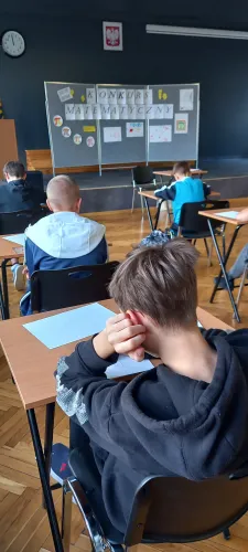 Zdjęcie z przebiegu konkusu matematycznego