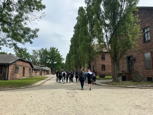 Zdjęcie ze zwiedzania obozu