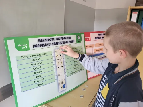 Zdjęcie z zajęć komputerowych