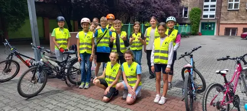 Zdjęcie z zajęć rowerowych