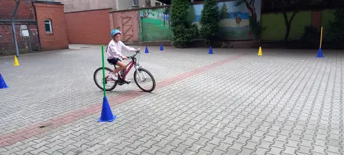 Zdjęcie z zajęć rowerowych