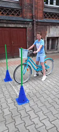 Zdjęcie z zajęć rowerowych