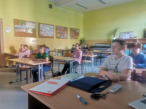 Zdjęcie z lekcji łaciny