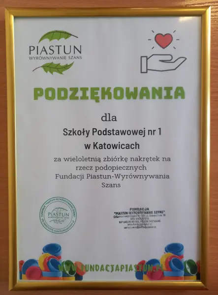 Zdjęcie z akcji zbierania nakrętek
