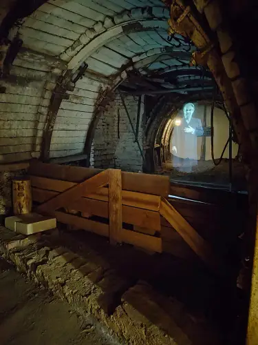 Zdjęcie uczniów podczas wycieczki do kopalni