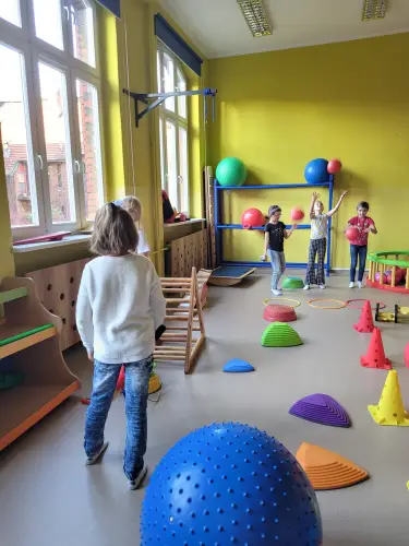 Zdjęcie z zajęć z sali sensorycznej