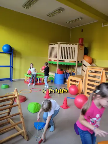 Zdjęcie z zajęć z sali sensorycznej