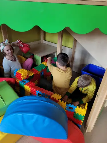Zdjęcie z zajęć z sali sensorycznej
