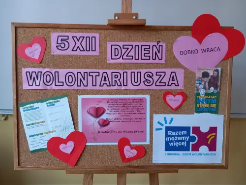 Zdjęcia z obchodów Dnia Wolontariusza