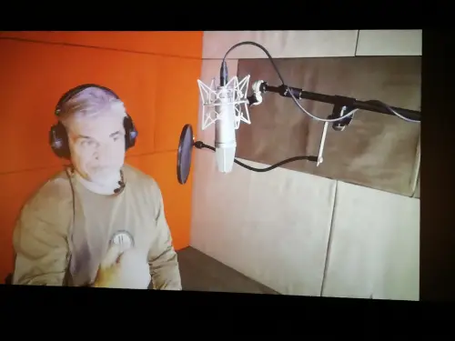 Zdjęcie z lekcji w kinie