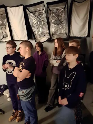 Zdjęcie wizyty uczniów w ramach projektu