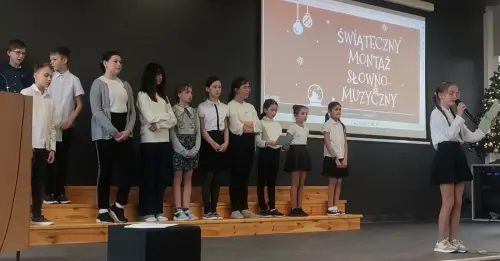 Zdjęcia z montażu słowno-muzycznego