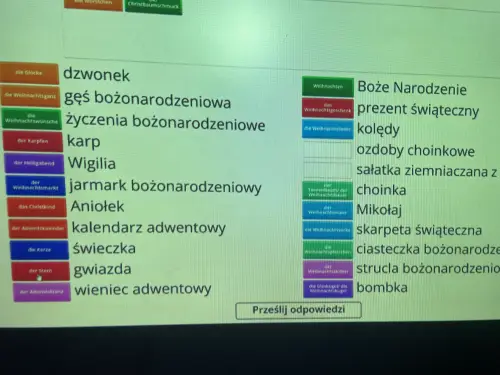 Zdjęcia z lekcji j. niemieckiego