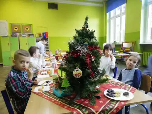 Zdjęcia z wigilii klasowej