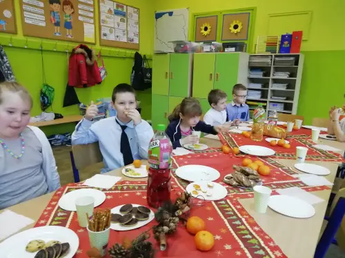 Zdjęcia z wigilii klasowej