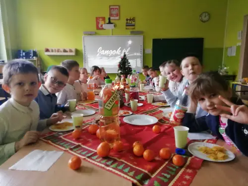 Zdjęcia z wigilii klasowej