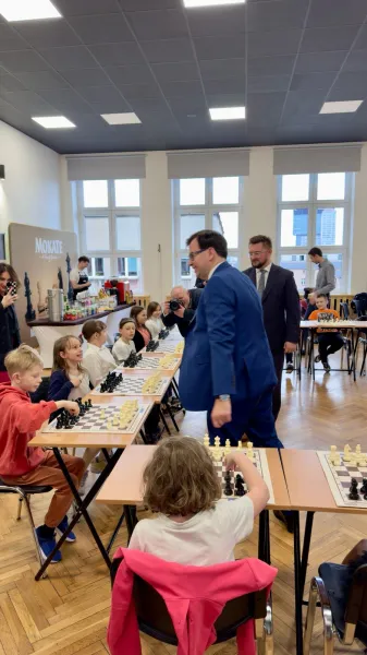 Zdjęcie z imprezy szachowej w Jedynce