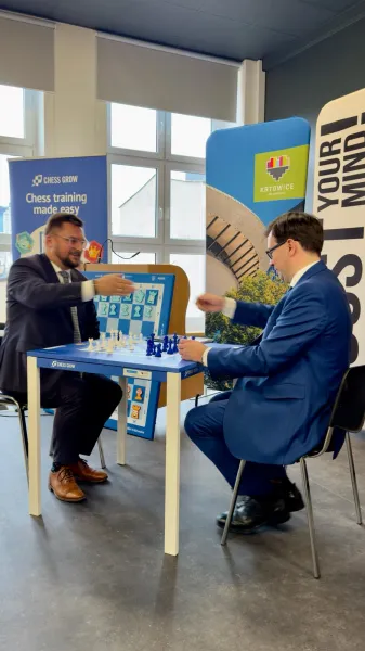 Zdjęcie z imprezy szachowej w Jedynce