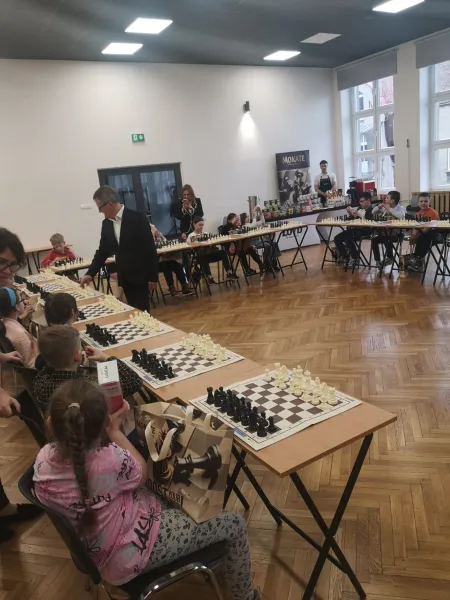 Zdjęcie z imprezy szachowej w Jedynce