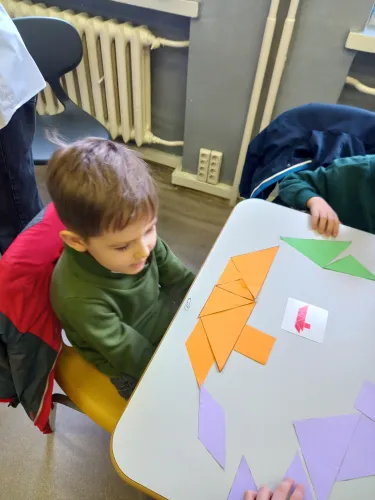 Zdjęcie ze szkolnych obchodów Dnia Matematyki