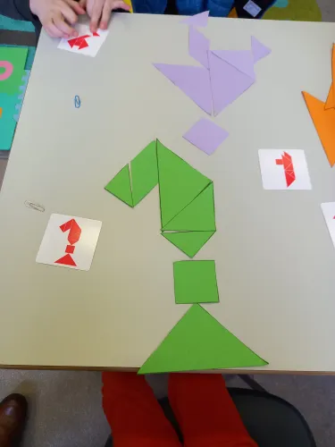 Zdjęcie ze szkolnych obchodów Dnia Matematyki