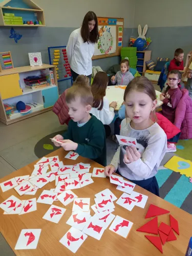 Zdjęcie ze szkolnych obchodów Dnia Matematyki