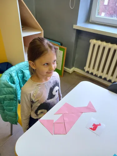 Zdjęcie ze szkolnych obchodów Dnia Matematyki