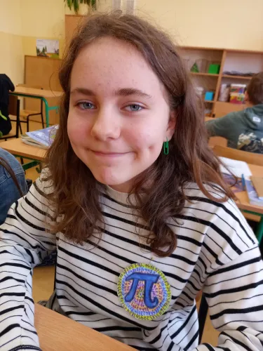 Zdjęcie ze szkolnych obchodów Święta Liczby Π 
