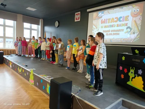 Zdjęcie z wizyty przedszkolaków w ramach Dni Otwartych