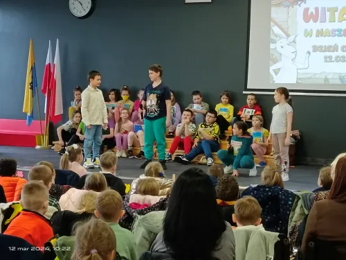 Zdjęcie z wizyty przedszkolaków w ramach Dni Otwartych
