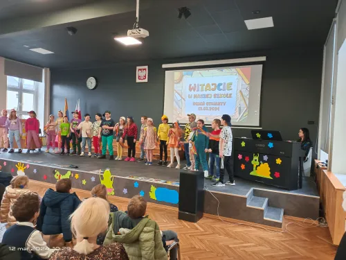 Zdjęcie z wizyty przedszkolaków w ramach Dni Otwartych