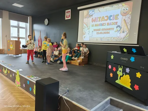 Zdjęcie z wizyty przedszkolaków w ramach Dni Otwartych