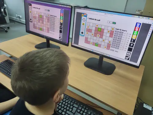 Zajęcia komputerowe w ramach zajęć świetlicowych