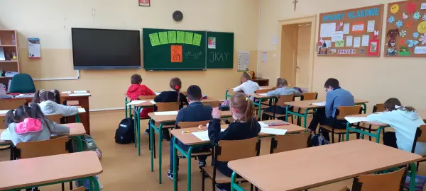 Zdjęcie z etapu szkolnego Kangura