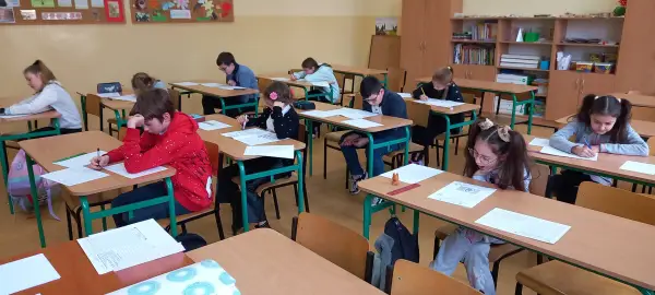 Zdjęcie z etapu szkolnego Kangura